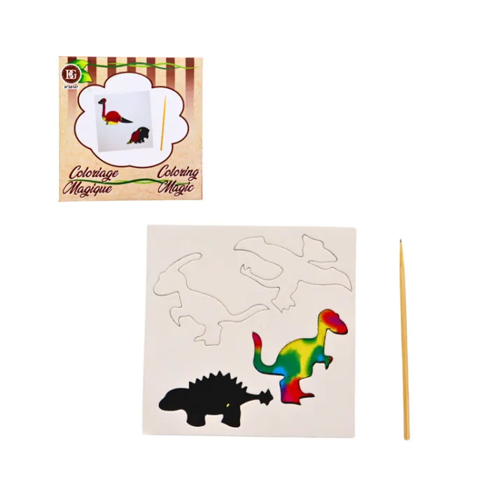 Acheter Moulage et peinture de dinosaures phosphorescents en ... | Lobbes